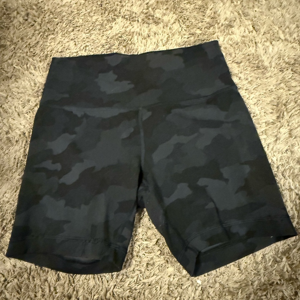 lululemon athletica Black Camo Athletic Shorts